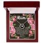 Pure Love Dancing CZ Crystal White Gold Finish Necklace ~Isaiah 66:13~