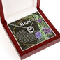 Pure Love Dancing CZ Crystal White Gold Finish Necklace ~1 Timothy 5:8~