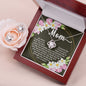 Love Knot CZ Crystal 14K White Gold Finish Necklace & Earring ~John 19:26-27~