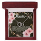 Perfect Pair CZ Crystal 14K White Gold Finish Necklace ~Proverbs 31:25-28~