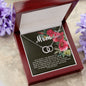 Perfect Pair CZ Crystal 14K White Gold Finish Necklace ~Proverbs 22:6~