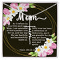 Artisan Crafted Stainless Steel Faith Cross Necklace ~Psalm 139:13-14~