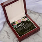 Artisan Crafted Stainless Steel Faith Cross Necklace ~Proverbs 23:22-25~