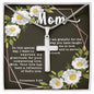 Artisan Crafted Stainless Steel Cross Necklace ~Colossians 3:20~