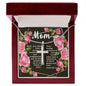 Artisan Crafted Stainless Steel Cross Necklace ~Isaiah 66:13~