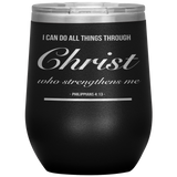 MeditateHealing.com Stainless Steel Vacuum Insulated Wine Tumbler