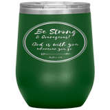 MeditateHealing.com Stainless Steel Vacuum Insulated Wine Tumbler