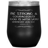 MeditateHealing.com Stainless Steel Vacuum Insulated Wine Tumbler
