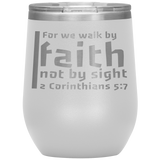 MeditateHealing.com Stainless Steel Vacuum Insulated Wine Tumbler