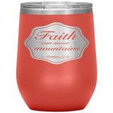 MeditateHealing.com Stainless Steel Vacuum Insulated Wine Tumbler