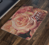 Bible Verses Anti-Slip Protective Doormat - Perfect Love Expels Fear ~1 John 4:18~