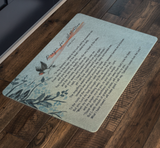 Bible Verses Anti-Slip Protective Doormat Prayer for Salvation ~Jonah 2:2-9~ (Design: Bird 2)