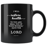 MeditateHealing.com | Dishwasher Safe Black Mugs