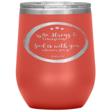 MeditateHealing.com Stainless Steel Vacuum Insulated Wine Tumbler