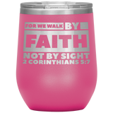 MeditateHealing.com Stainless Steel Vacuum Insulated Wine Tumbler