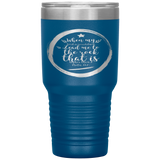 MeditateHealing.com 30oz Vacuum Tumbler