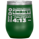 MeditateHealing.com Stainless Steel Vacuum Insulated Wine Tumbler