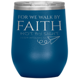 MeditateHealing.com Stainless Steel Vacuum Insulated Wine Tumbler