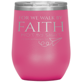 MeditateHealing.com Stainless Steel Vacuum Insulated Wine Tumbler