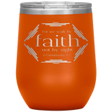 MeditateHealing.com Stainless Steel Vacuum Insulated Wine Tumbler