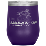 MeditateHealing.com Stainless Steel Vacuum Insulated Wine Tumbler