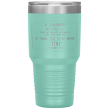 MeditateHealing.com 30oz Vacuum Tumbler