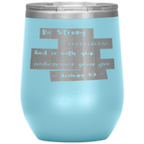 MeditateHealing.com Stainless Steel Vacuum Insulated Wine Tumbler