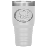 MeditateHealing.com 30oz Vacuum Tumbler
