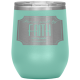 MeditateHealing.com Stainless Steel Vacuum Insulated Wine Tumbler