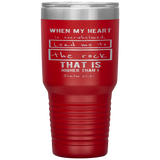 MeditateHealing.com 30oz Vacuum Tumbler