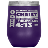 MeditateHealing.com Stainless Steel Vacuum Insulated Wine Tumbler