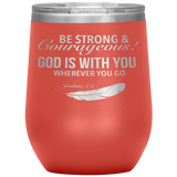 MeditateHealing.com Stainless Steel Vacuum Insulated Wine Tumbler