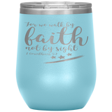 MeditateHealing.com Stainless Steel Vacuum Insulated Wine Tumbler