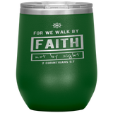 MeditateHealing.com Stainless Steel Vacuum Insulated Wine Tumbler