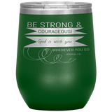 MeditateHealing.com Stainless Steel Vacuum Insulated Wine Tumbler