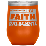 MeditateHealing.com Stainless Steel Vacuum Insulated Wine Tumbler