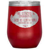 MeditateHealing.com Stainless Steel Vacuum Insulated Wine Tumbler