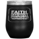 MeditateHealing.com Stainless Steel Vacuum Insulated Wine Tumbler