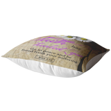 MeditateHealing.com Superior Broadcloth Fabric Throw Pillow Case
