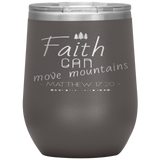 MeditateHealing.com Stainless Steel Vacuum Insulated Wine Tumbler
