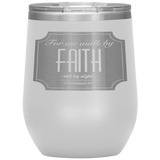 MeditateHealing.com Stainless Steel Vacuum Insulated Wine Tumbler