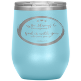 MeditateHealing.com Stainless Steel Vacuum Insulated Wine Tumbler