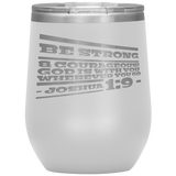 MeditateHealing.com Stainless Steel Vacuum Insulated Wine Tumbler