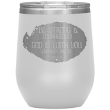 MeditateHealing.com Stainless Steel Vacuum Insulated Wine Tumbler