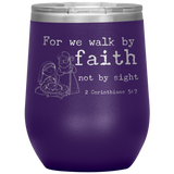 MeditateHealing.com Stainless Steel Vacuum Insulated Wine Tumbler