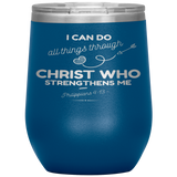 MeditateHealing.com Stainless Steel Vacuum Insulated Wine Tumbler