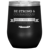 MeditateHealing.com Stainless Steel Vacuum Insulated Wine Tumbler