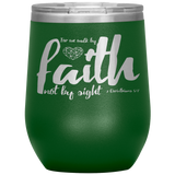 MeditateHealing.com Stainless Steel Vacuum Insulated Wine Tumbler