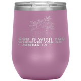 MeditateHealing.com Stainless Steel Vacuum Insulated Wine Tumbler
