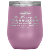 MeditateHealing.com Stainless Steel Vacuum Insulated Wine Tumbler